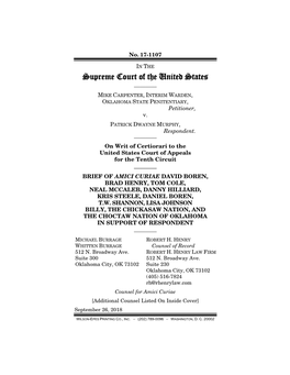 Chickasaw and Choctaw Nations’ Treaties, Which Petitioner References Only Once, Pet