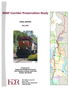 BNSF Corridor Preservation Study