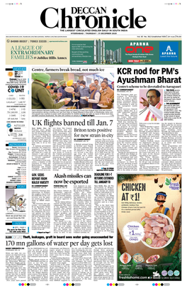 KCR Nod for PM's Ayushman Bharat
