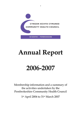 Annual Report 2006-2007