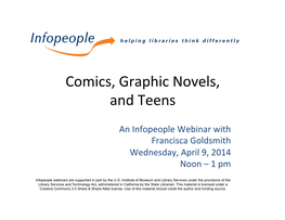 Comics, Graphic Novels, and Teens