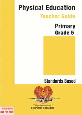 Grade 5 Physical Education Teacher Guide Primary Grade 5