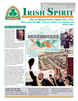 IRISH SPIRIT the St