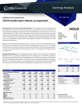 Jollibee Foods Corporation (JFC)