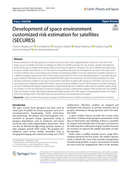 Development of Space Environment