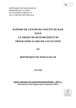 Rapport De L'etude Du Concept De Base Pour Le