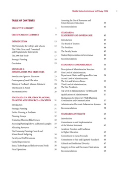 Table of Contents