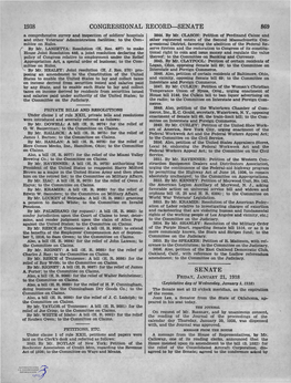 1938 CONGRESSIONAL RECORD-Senate 869 a Comprehensive Survey and Inspection of Soldiers' Hospitals 3844