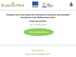 Diapositive 1 -.:: ECOPLANTMED