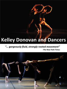 Kelley Donovan and Dancers Booking Brochure