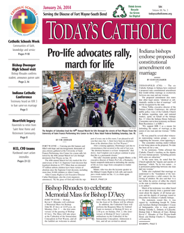 Pro-Life Advocates Rally, March for Life