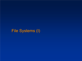 Windows File Systems