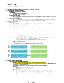 Chapter 1 Notes Thursday, 6 August 2015 12:41 Pm