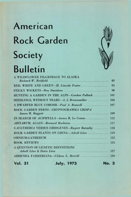 American *U. Society Mif Bulletin ^