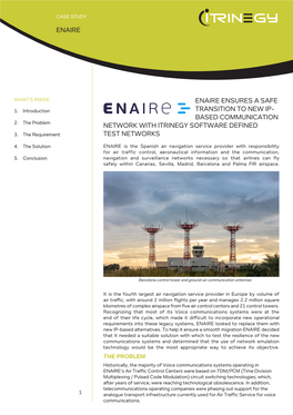 Enaire Enaire Ensures a Safe Transition to New Ip