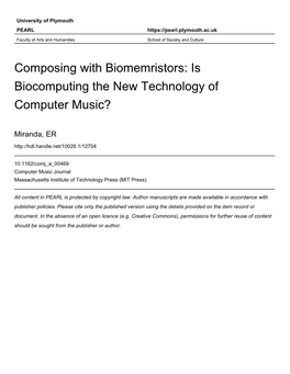 CMJ 42-3 28-46.Pdf (5.256Mb)