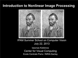 Anisotropic Diffusion, PAMI 1990 F