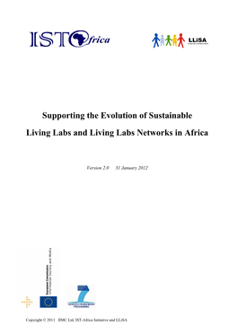 Supporting the Evolution of Sustainable Living Labs and Living Labs Networks in Africa