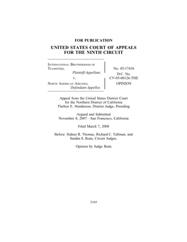 Page 1 for PUBLICATION UNITED STATES COURT of APPEALS
