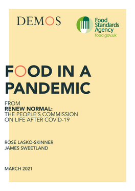 Renew Normal: Food in a Pandemic