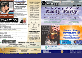 Summit Newsletter May 2016