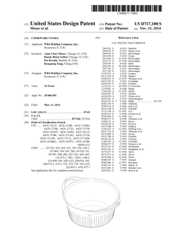 (12) United States Design Patent (10) Patent No.: US D717,100 S Moser Et Al