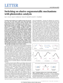 LETTER Doi:10.1038/Nature14875