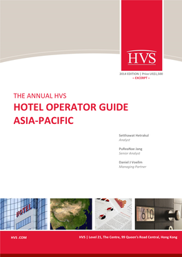 HVS Asia-Pacific Hotel Operator Guide 2014