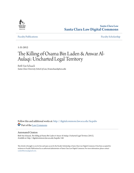 The Killing of Osama Bin Laden & Anwar Al-Aulaqi