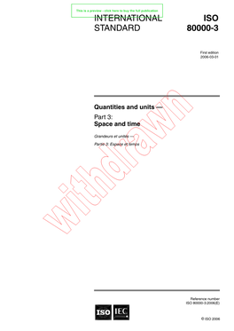 International Standard Iso 80000-3:2006(E)