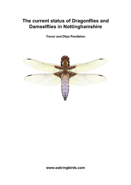 The Dragonflies and Damselflies of Nottinghamshire