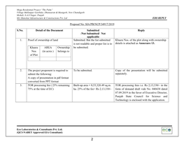 SIA/PB/NCP/34917/2019 S.No. Detail of The