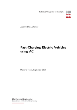 Fast-Charging Electric Vehicles Using AC