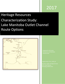 Lake Manitoba Outlet Channel Heritage Resources