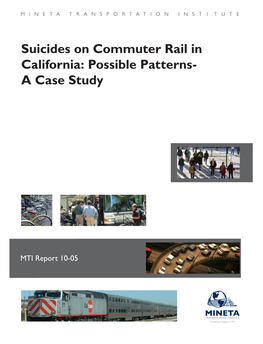Suicides on Commuter Rail in California