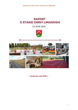 Raport O Stanie Gminy Limanowa Za 2019 Rok