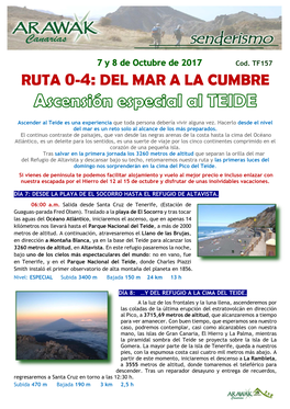 Ruta 0-4: Del Mar a La Cumbre