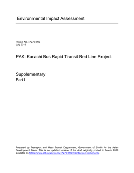 47279-002: Karachi Bus Rapid Transit Project