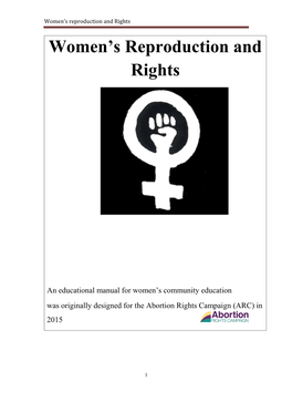 Women's Reproduction and Rights