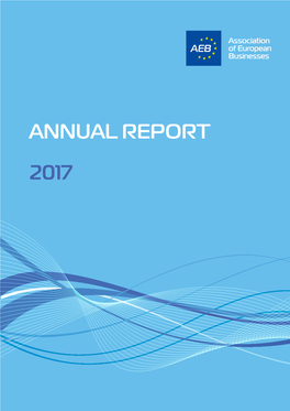 Annual Report 2017 Aeb Annual Report 2017