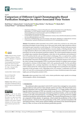 Comparison of Different Liquid Chromatography-Based Purification