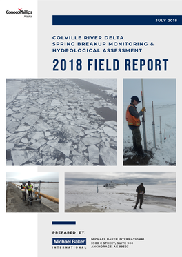 2018 Colville River Delta Spring Breakup Monitoring And