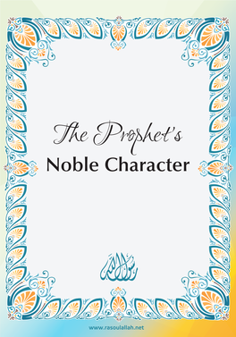 The Prophet's Noble Character