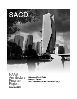 NAAB SACD 2011 Architecture Program Report (APR)