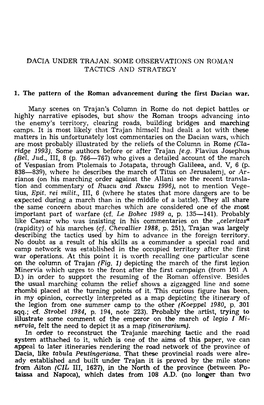 Dacia Under Trajan. Some Observations on Roman Tactics and Strategy