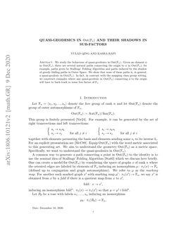 Arxiv:1806.10121V2 [Math.GR]