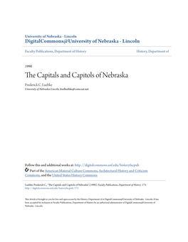 The Capitals and Capitols of Nebraska