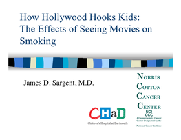How Hollywood Hooks Kids: the Effects of Seeing Movies on Smoking