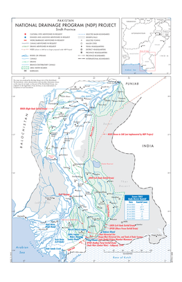 NATIONAL DRAINAGE PROGRAM (NDP) PROJECT Sindh Province 35° 35° N.W.F.P