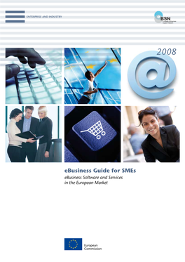 Ebusiness Guide for Smes Ebusiness Software and Services in the European Market